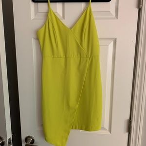 Lime Green Mini Dress